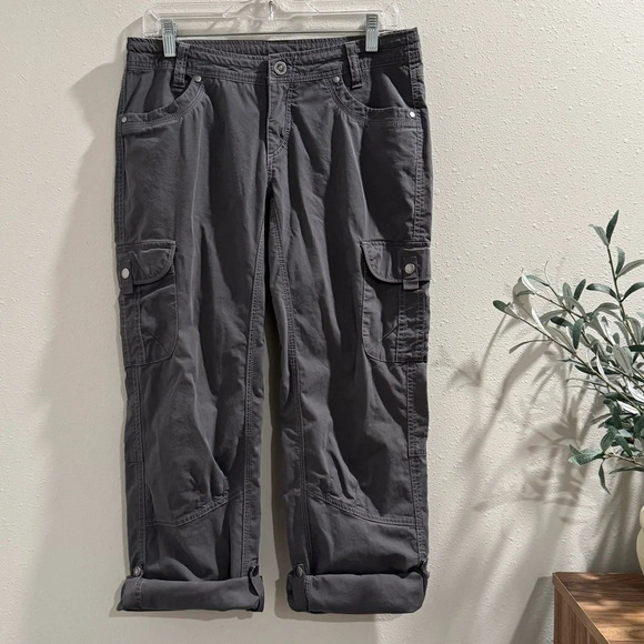 Kuhl Women’s Splash Roll Up Pants 8 Utility Casual Hiking Cargo Outdoor Tech EUC - Picture 3 of 8